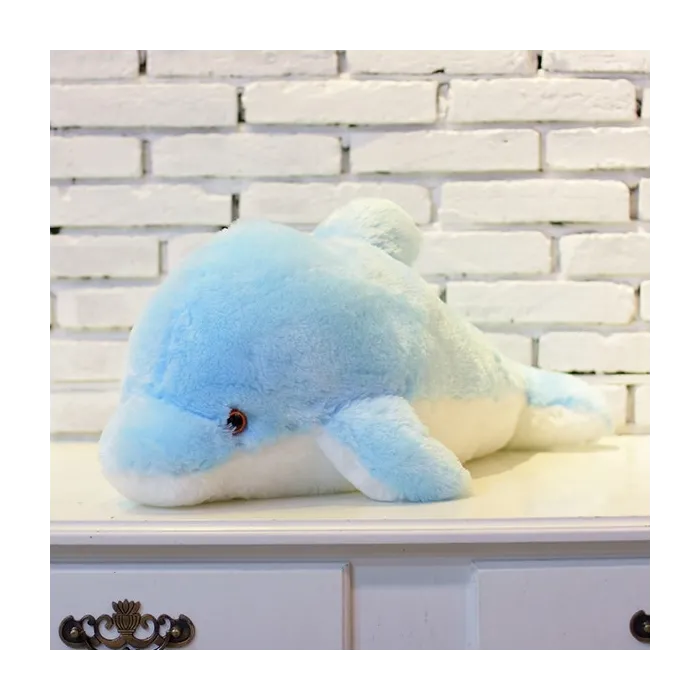 Luminous LED plush delfiini nukke lelu 45 cm