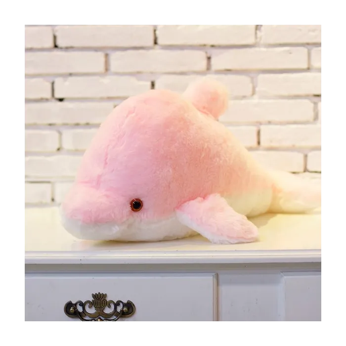 Luminous LED plush delfiini nukke lelu 45 cm
