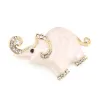 Esmalte & cristals elefante - broche