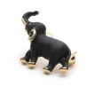 Elefante preto - broche