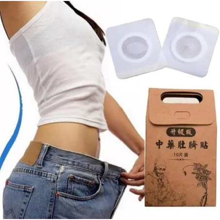 Slimming navel tarrat menettää rasvaa polttava laastarit 10 pcs