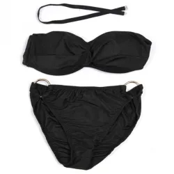 Bague en métal poussoir ensemble bikini