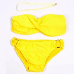 Metalowy pierścień push up bikini kompletStroje Kąpielowe