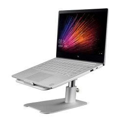 Adjustable height aluminum alloy laptop stand holder