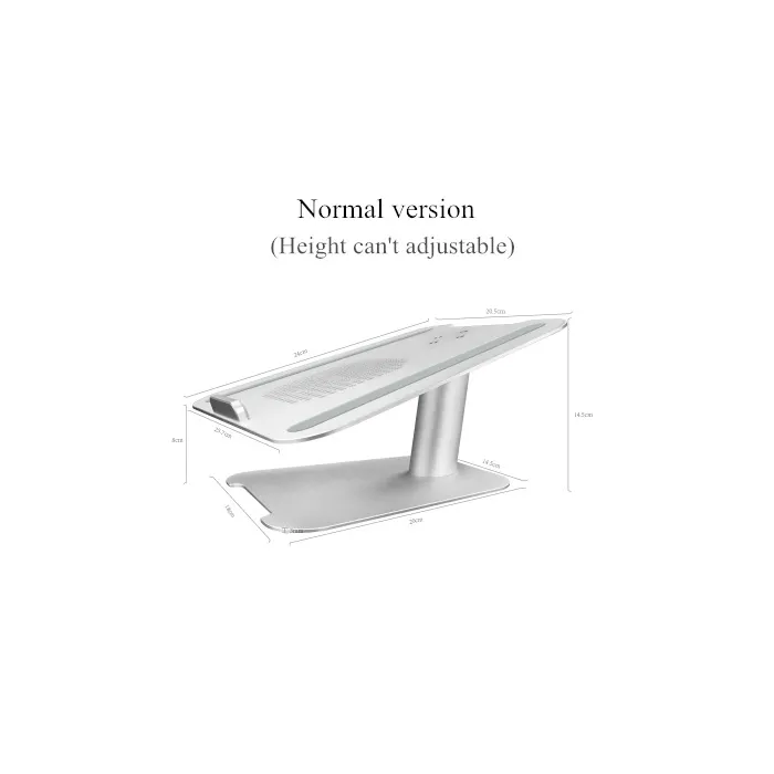 Adjustable Height aluminum seoy kannettava tietokone