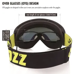 UV400 Antifog Doppelschicht Ski Snowboardbrille
