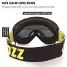 Occhiali da snowboard anti-fog UV400
