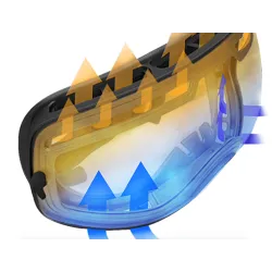 UV400 anti-fog kaksikerros hiihto lumilauta goggles
