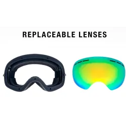 UV400 anti-fog double layer ski snowboard goggles