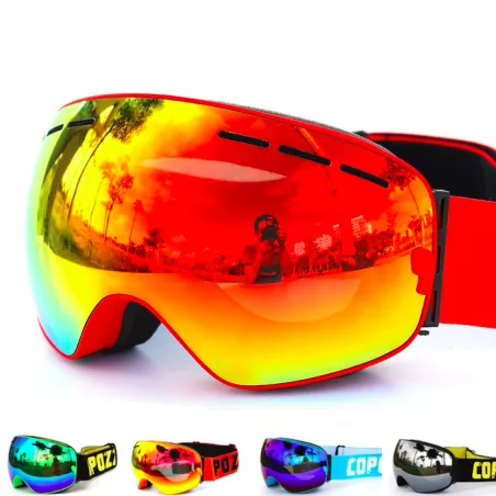 GafasUV400 antiniebla doble capa de esquí gafas de snowboard