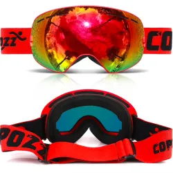 GafasUV400 antiniebla doble capa de esquí gafas de snowboard