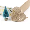 NavidadÁrbol de Navidad Navidad decoración colgantes huecos de madera 6 piezas