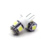 T10 5SMD 5050 W5W Xenon bil LED lampa 10 bitar