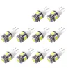 T10 5SMD 5050 W5W Xenon auto LED lamppu 10 kappaletta
