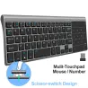 Trådlöst mini tangentbord med touchpad Air Mouse Android Box - Windows PC
