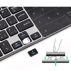Langaton mini-näppäimistö, jossa on touchpad Air Mouse Android Box - Windows PC
