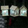 NavidadCasa de Navidad de madera con LED - hacerlo usted mismo