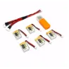 RC Quadcopter E010 E010C 3.7V 150MAH 45C päivitys USB laturi asettaa 5 pc