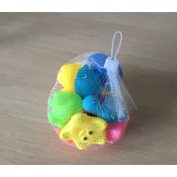 Floating squeeze rubber animals toy 13 pcs
