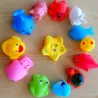 Floating squeeze rubber animals toy 13 pcs