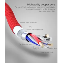Fast charging micro USB charging cable L-type