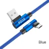 Fast charging micro USB charging cable L-type
