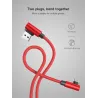 Câble de charge micro USB de type L
