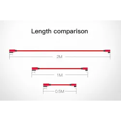 Fast charging micro USB charging cable L-type