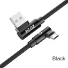 Fast charging micro USB charging cable L-type