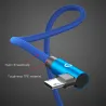 Fast charging micro USB charging cable L-type