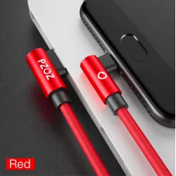 Fast charging micro USB charging cable L-type
