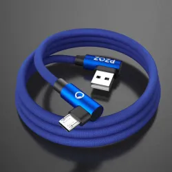 Fast charging micro USB charging cable L-type