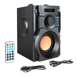 RS-A100 drahtloser Bluetooth-Lautsprecher mit LCD-Anzeige