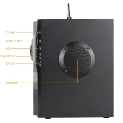 Altavoz BluetoothAltavoz inalámbrico RS-A100 con pantalla LCD