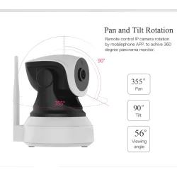 Starcam 720p HD IP CCTV langaton Wi-Fi-näkösuojakamera