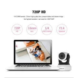 Starcam 720p HD IP CCTV langaton Wi-Fi-näkösuojakamera