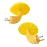 Mushroom shaped wall socket - LED night light - with sensor