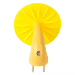 Mushroom shaped wall socket - LED night light - with sensor