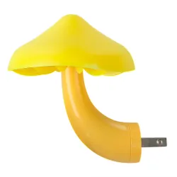 Soquete de parede em forma de cogumelo - luz noturna LED - com sensor