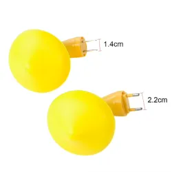 Soquete de parede em forma de cogumelo - luz noturna LED - com sensor
