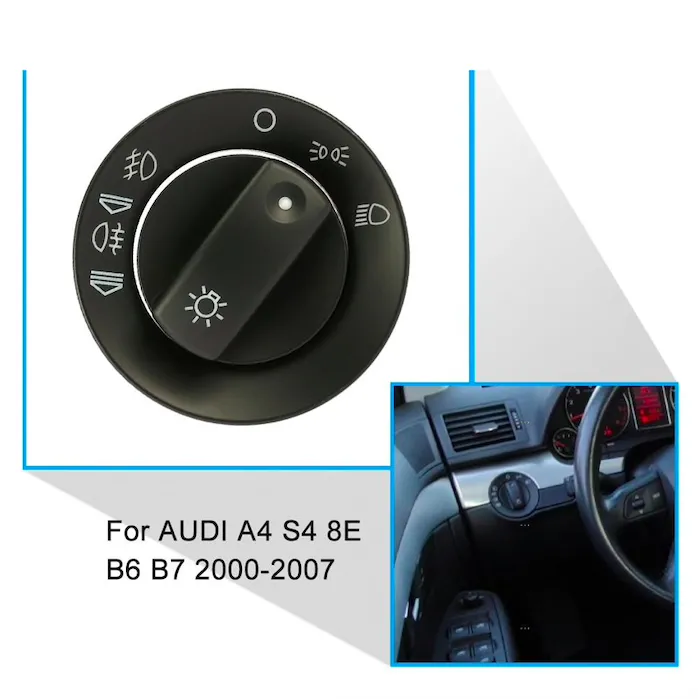 Audi A4 S4 8E B6 B7 2000-20007 - koplamp / mist- / lichtschakelaarSchakelaars