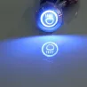 InterruptoresInterruptor de botón de presión impermeable de 16 mm LED iluminado de acero inoxidable