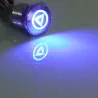InterruptoresInterruptor de botón de presión impermeable de 16 mm LED iluminado de acero inoxidable