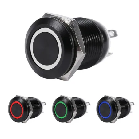 2A 12 mm universaali LED-painikevaihto