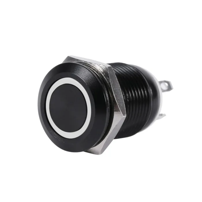 Interruptores2A 12mm universal LED interruptor de pulsación momentánea