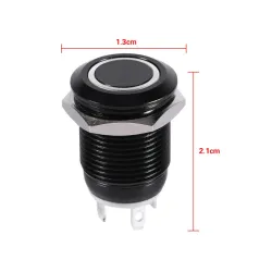 2A 12mm universale LED pulsante pulsante