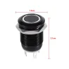 2A 12mm universale LED pulsante pulsante