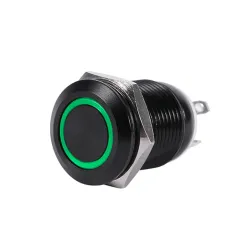 2A 12mm universal LED momentary push button switch
