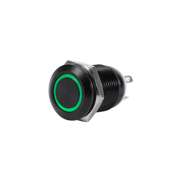 2A 12mm universal LED momentary push button switch