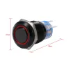 19mm 12V LED car waterproof self-locking latch push button switchSchakelaars